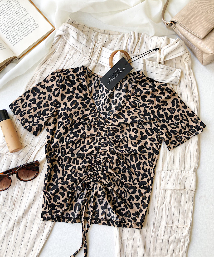 کراپ تاپ پلنگی ترک