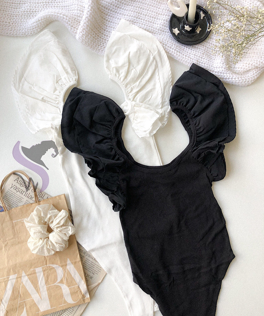 بادی  آستین پفی زارا