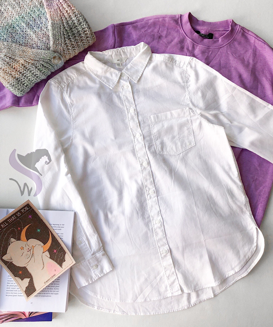 شومیز نخی سفید H&M