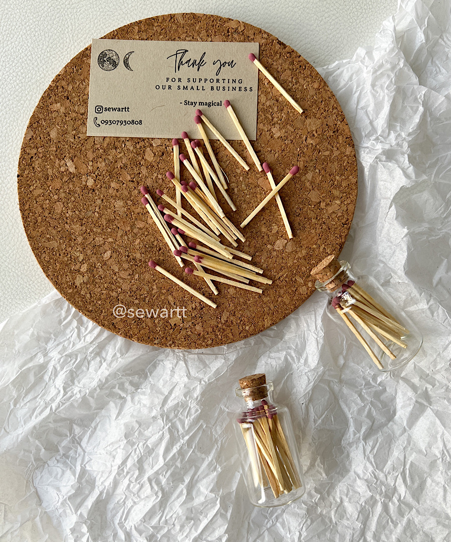 کبریت شیشه ای مناسب برای کنار شمع