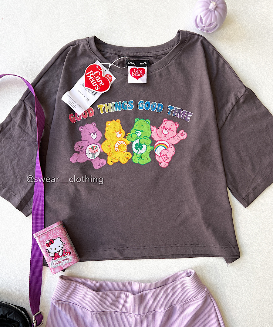 کراپ تیشرت خرس مهربون