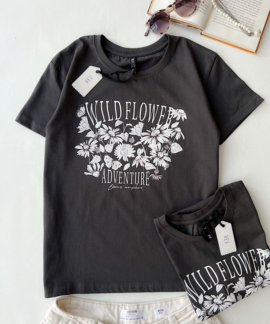 تیشرت ترک wild flowers