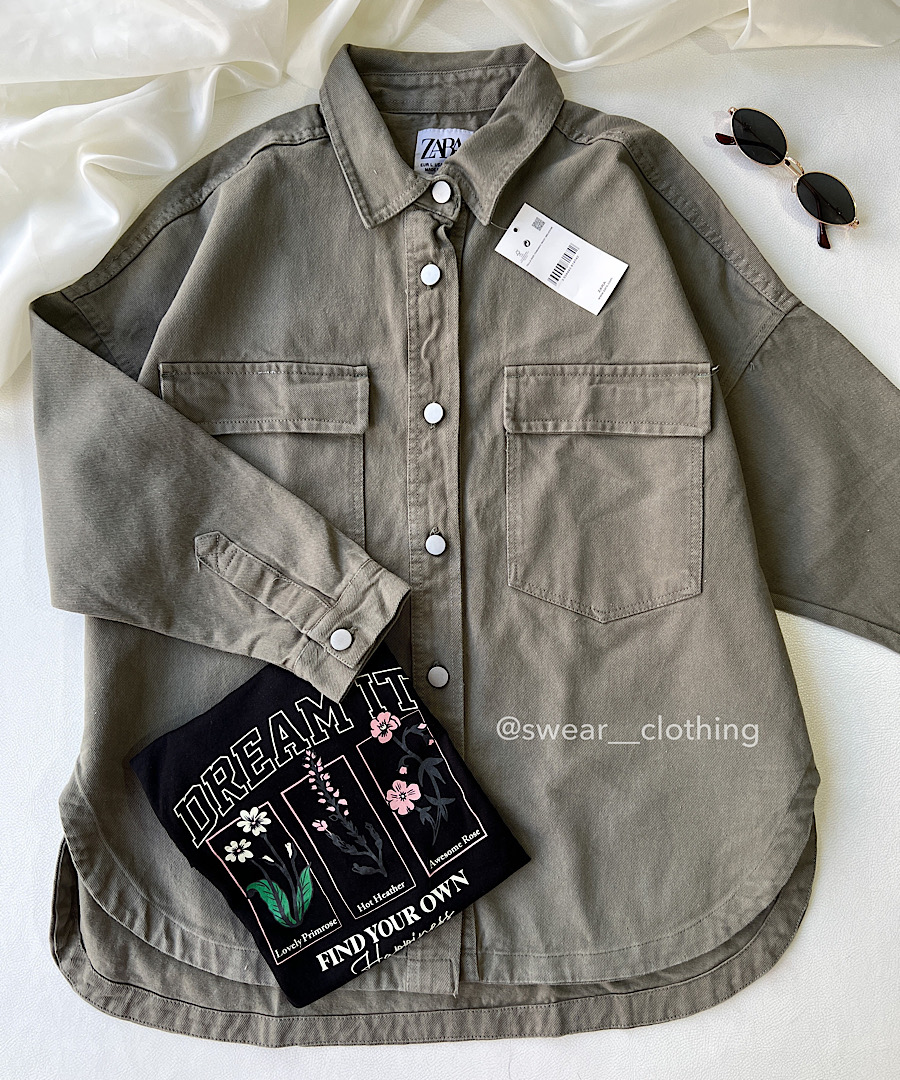 کت سبز سدری زارا