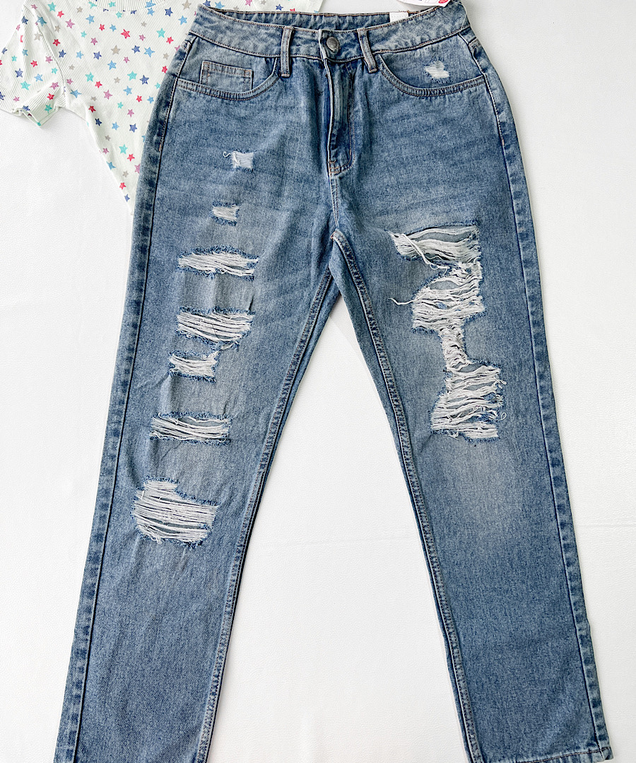 شلوار جین زاپدار lefties