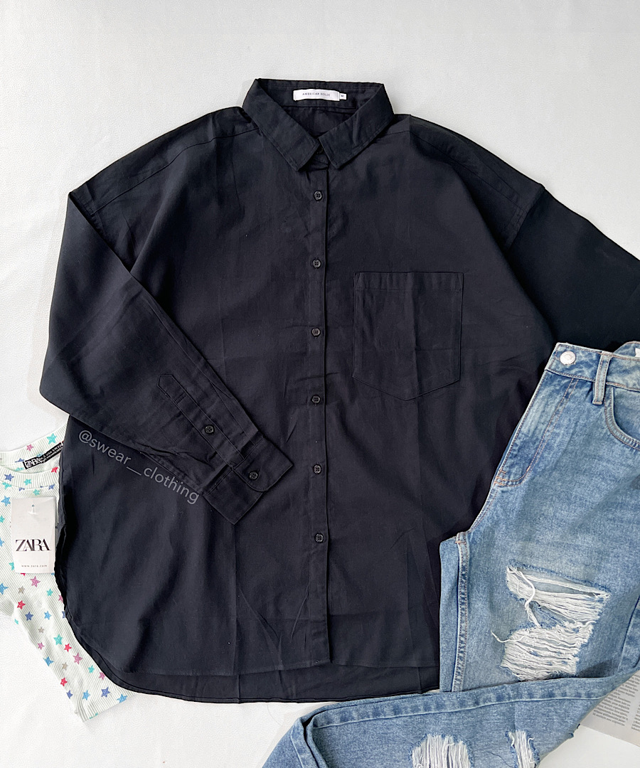 پیراهن سرمه ای وارداتی (ایراد جزئی)