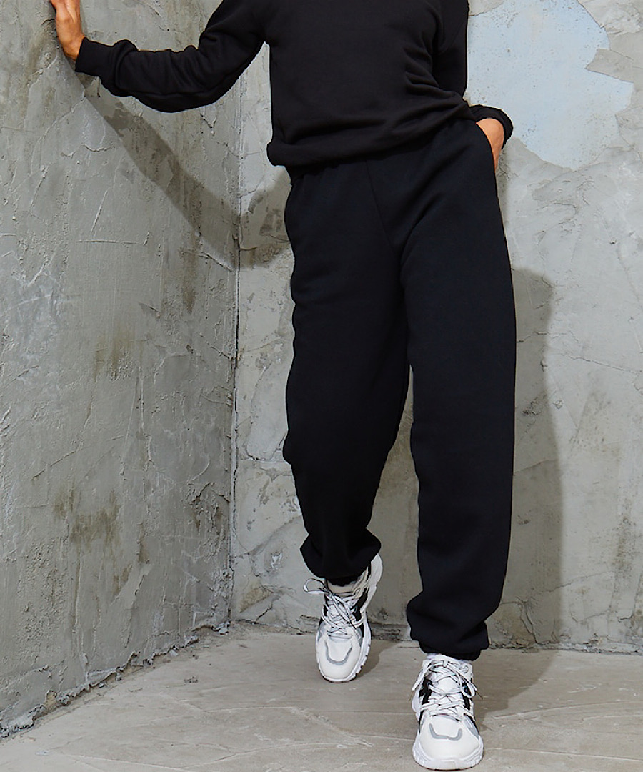 شلوار جاگر تو کرکی مشکی