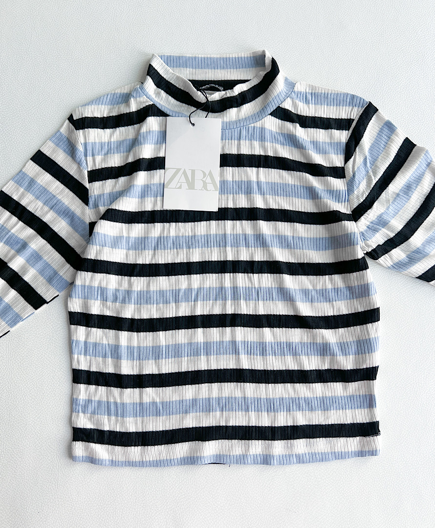 کراپ آستین بلند راه راه