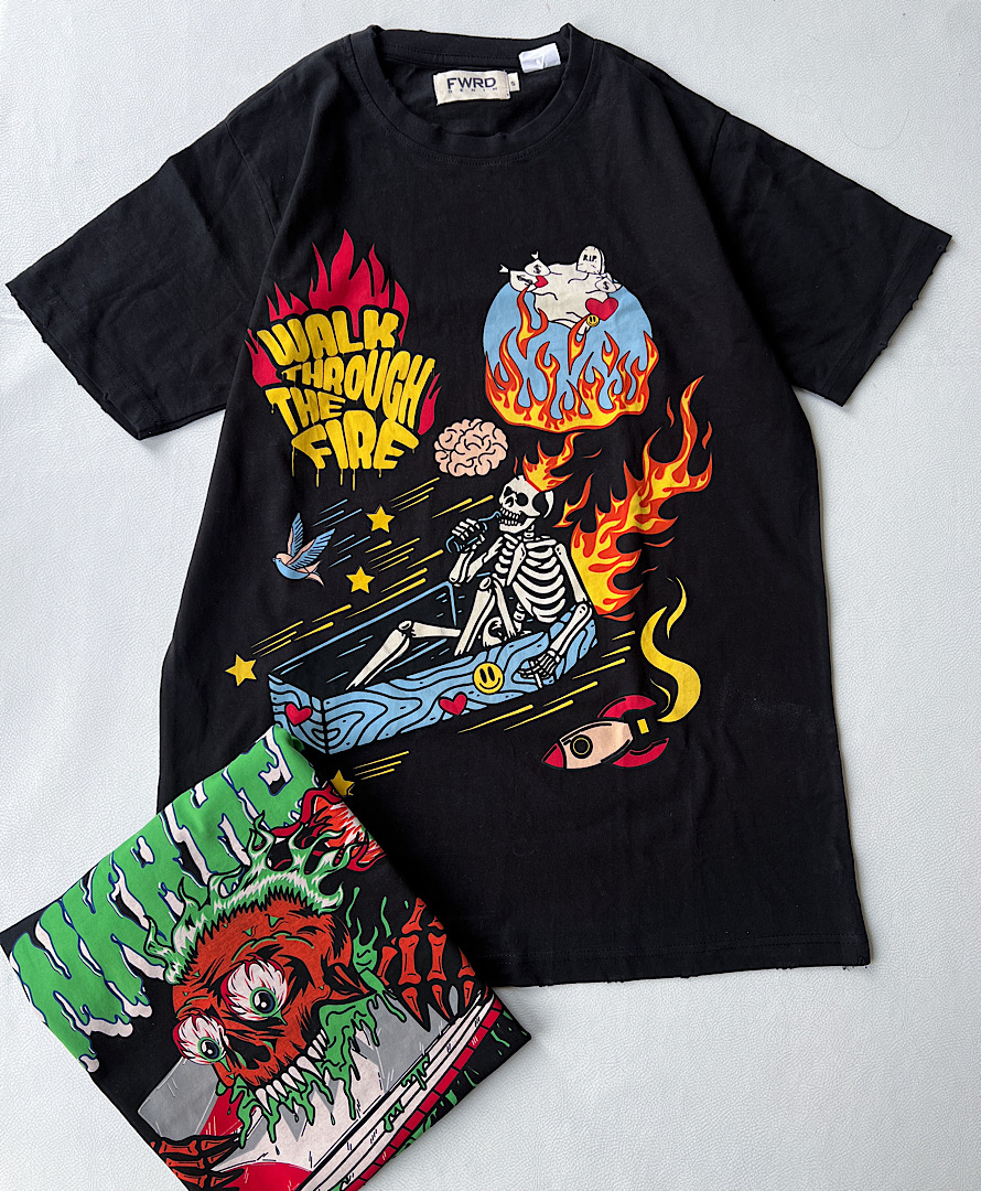 تیشرت walk through the fire