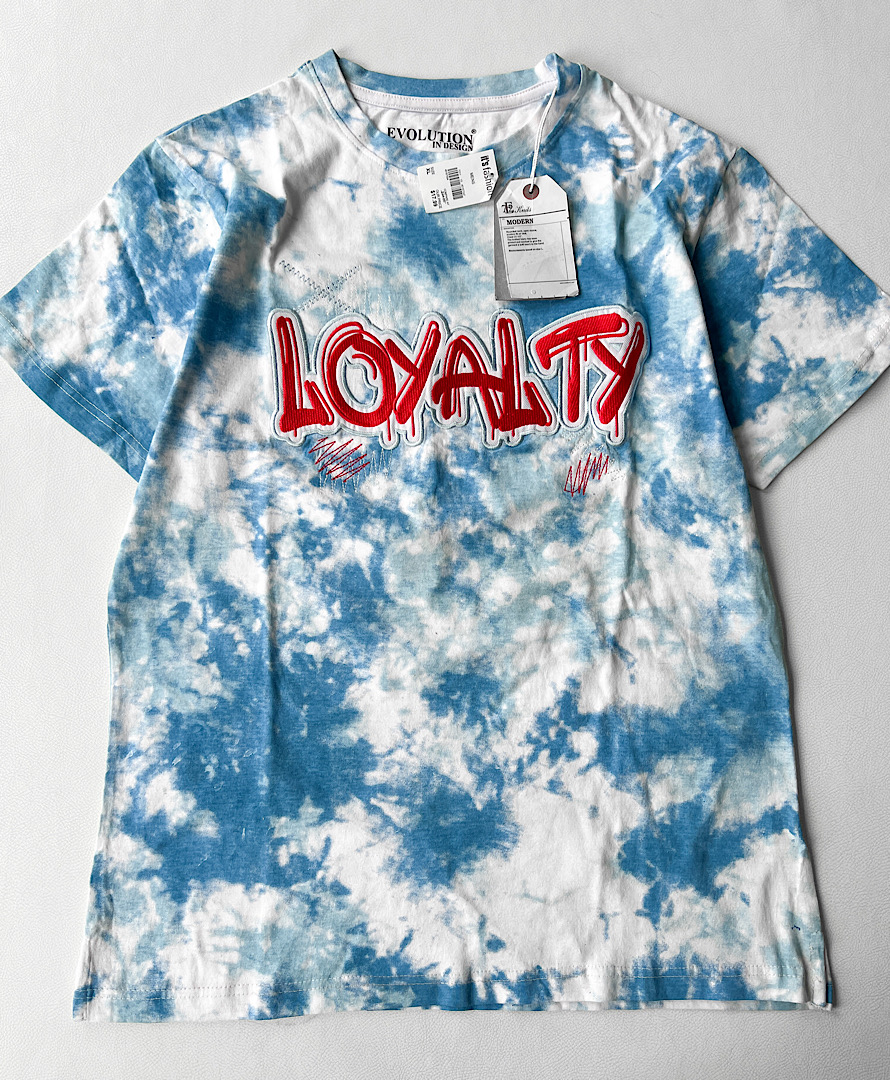 تیشرت آبی loyalty