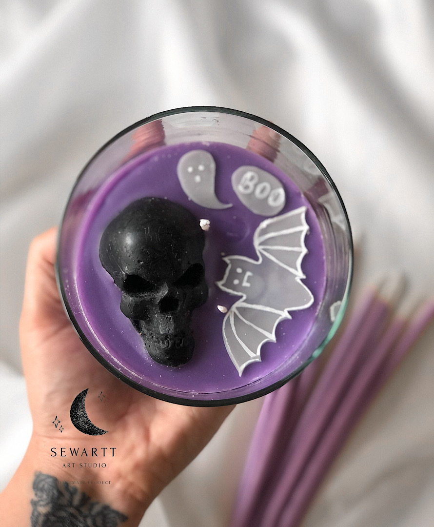 شمع جار اسکلتی