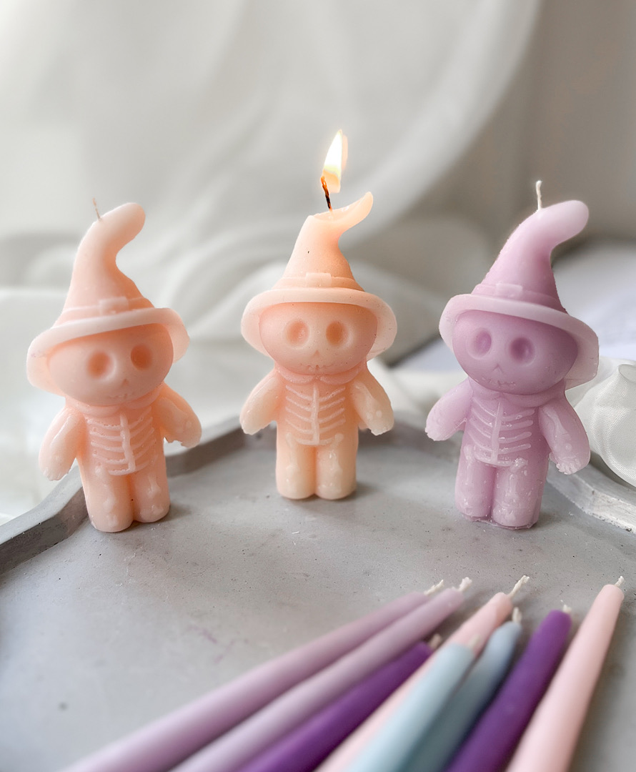 شمع آدمک هالووینی