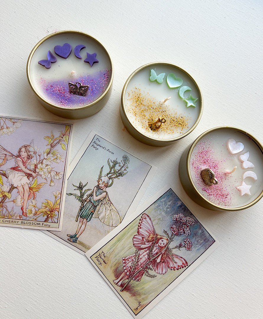 شمع قوطی ماه و ستاره معطر