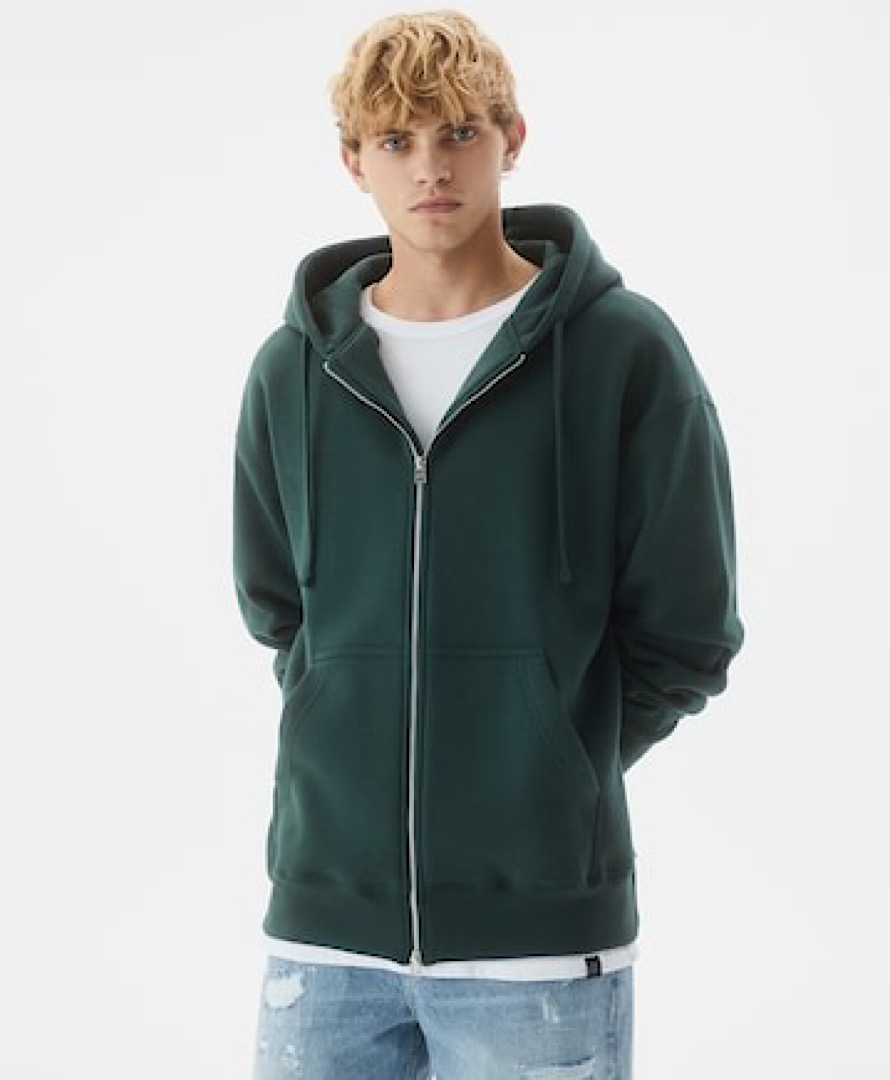 سوییشرت بیسیک سبز برشکا