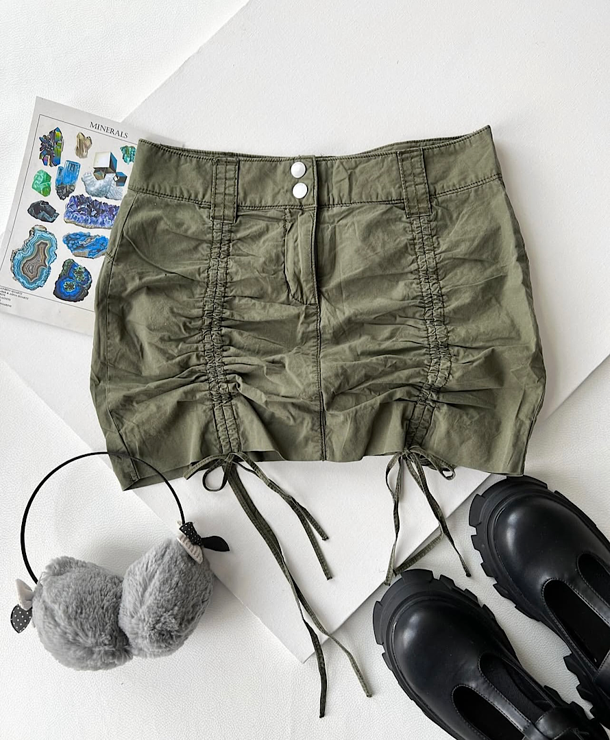 دامن شلوارکی سبز garage