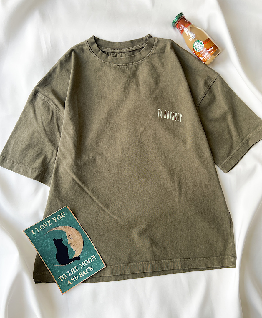 تیشرت سبز زیتونی زارا