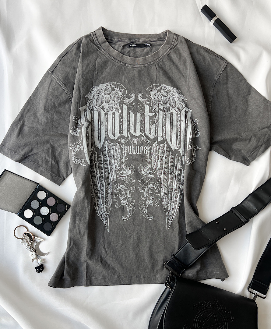 تیشرت خاکستری سنگشور evolution