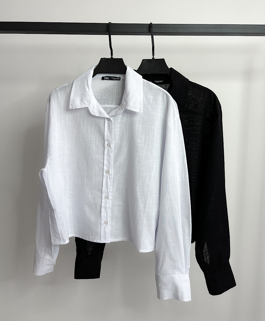 شومیز کراپ زارا ترک