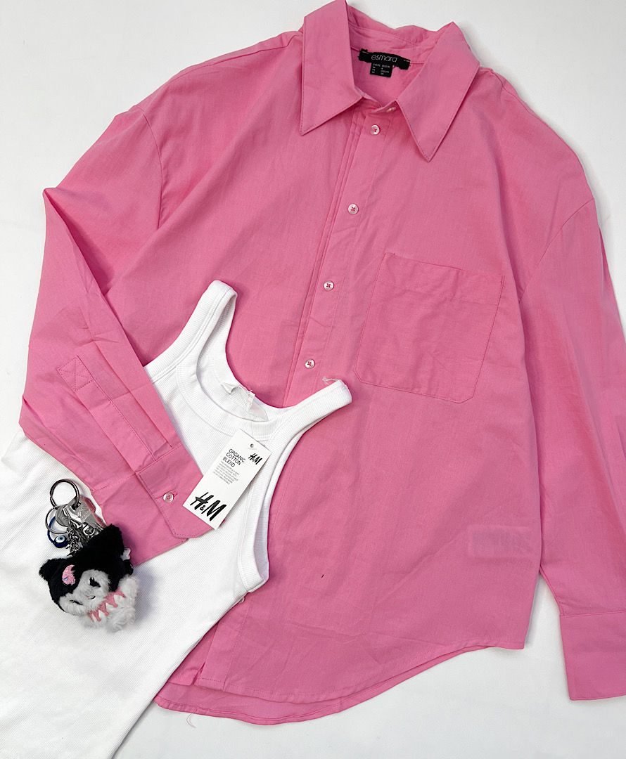 شومیز صورتی اسمارا