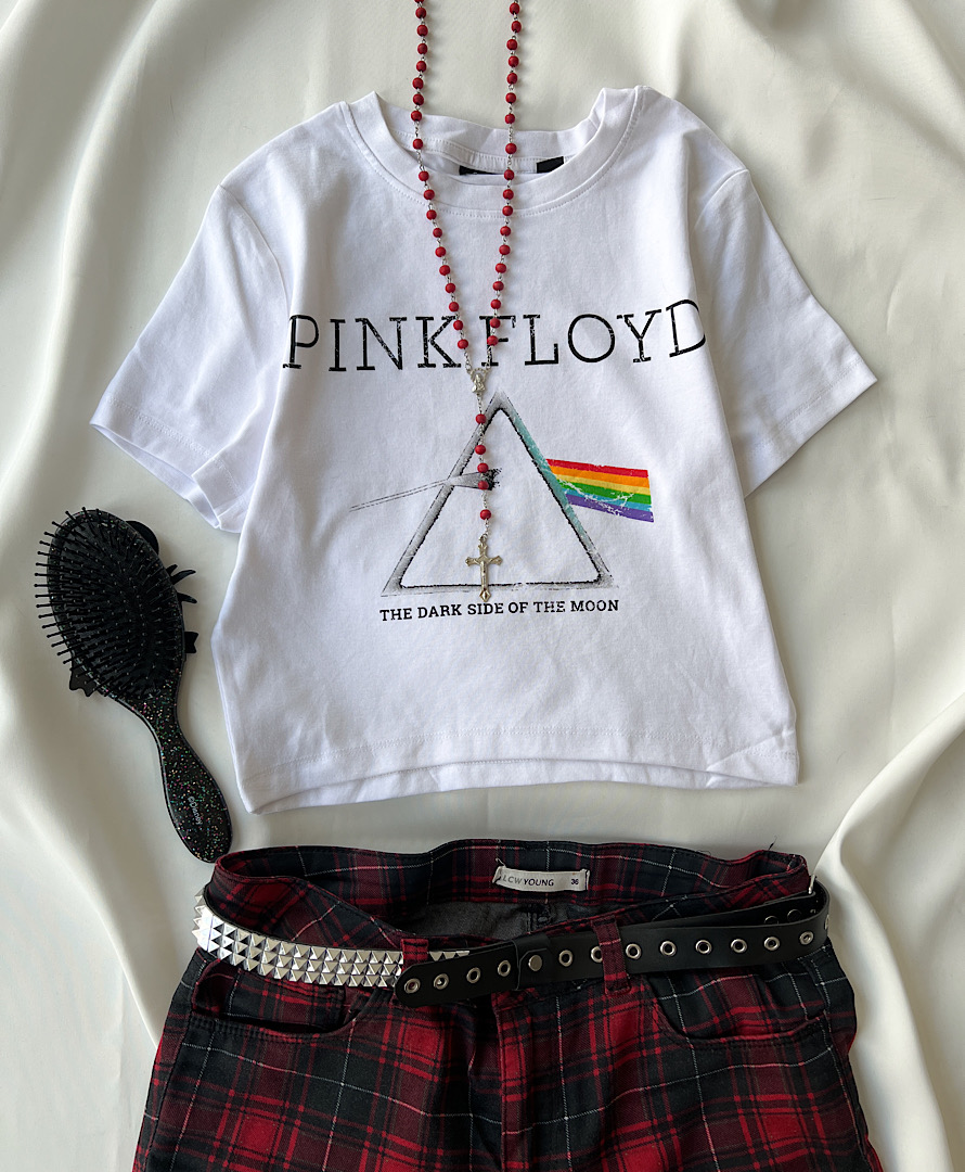 کراپ تیشرت پینک فلوید