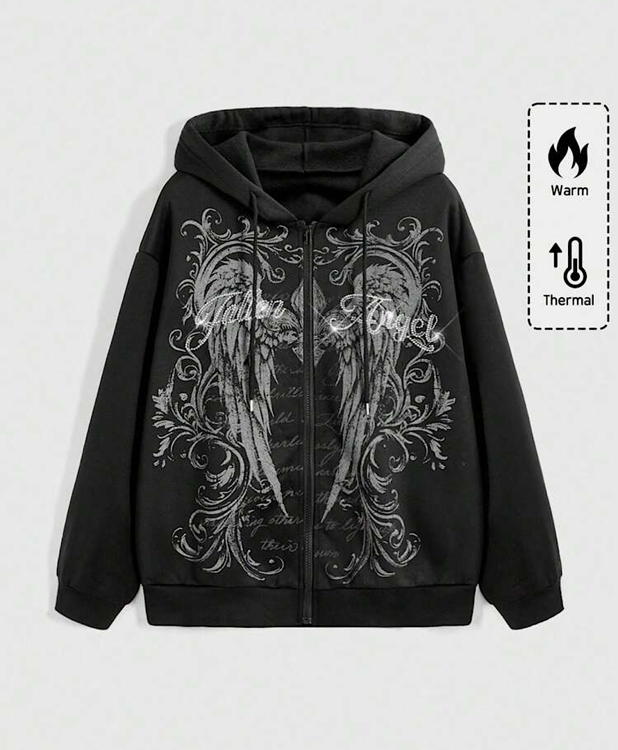 سویشرت مشکی fallen angel