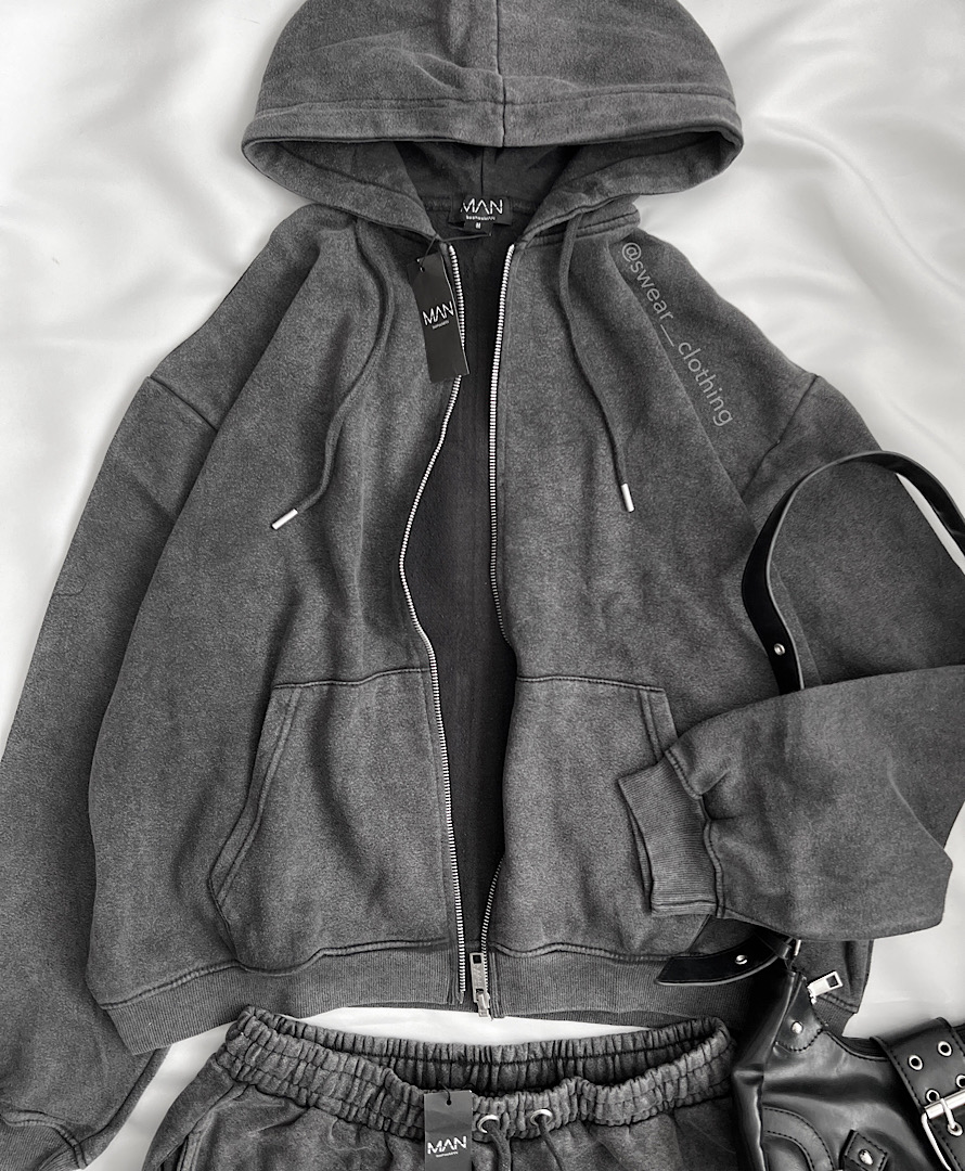 ست سویشرت شلوار ذغالی سنگشور