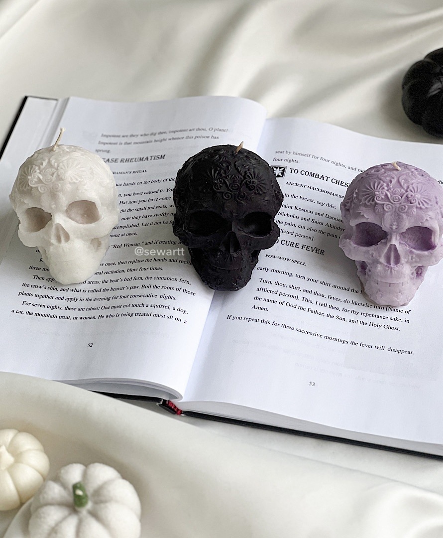 شمع اسکلت طرحدار